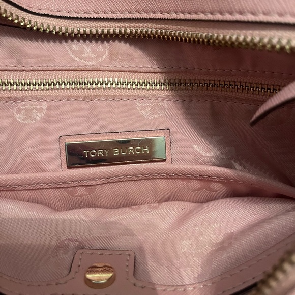 Tory Burch Robinson Mini Square Tote - Rose - Picture 6 of 6